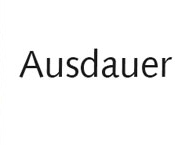 Ausdauer