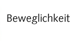 Beweglichkeit